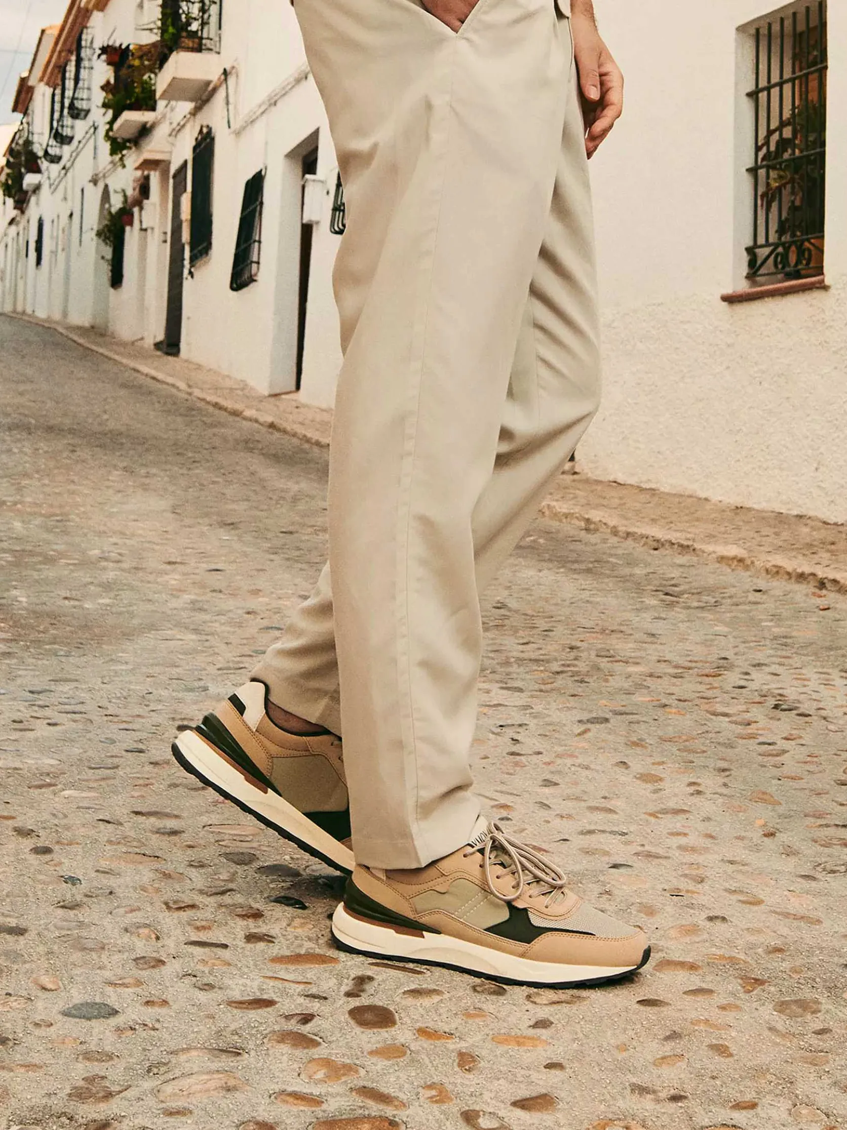 Beige Chunky Sneaker