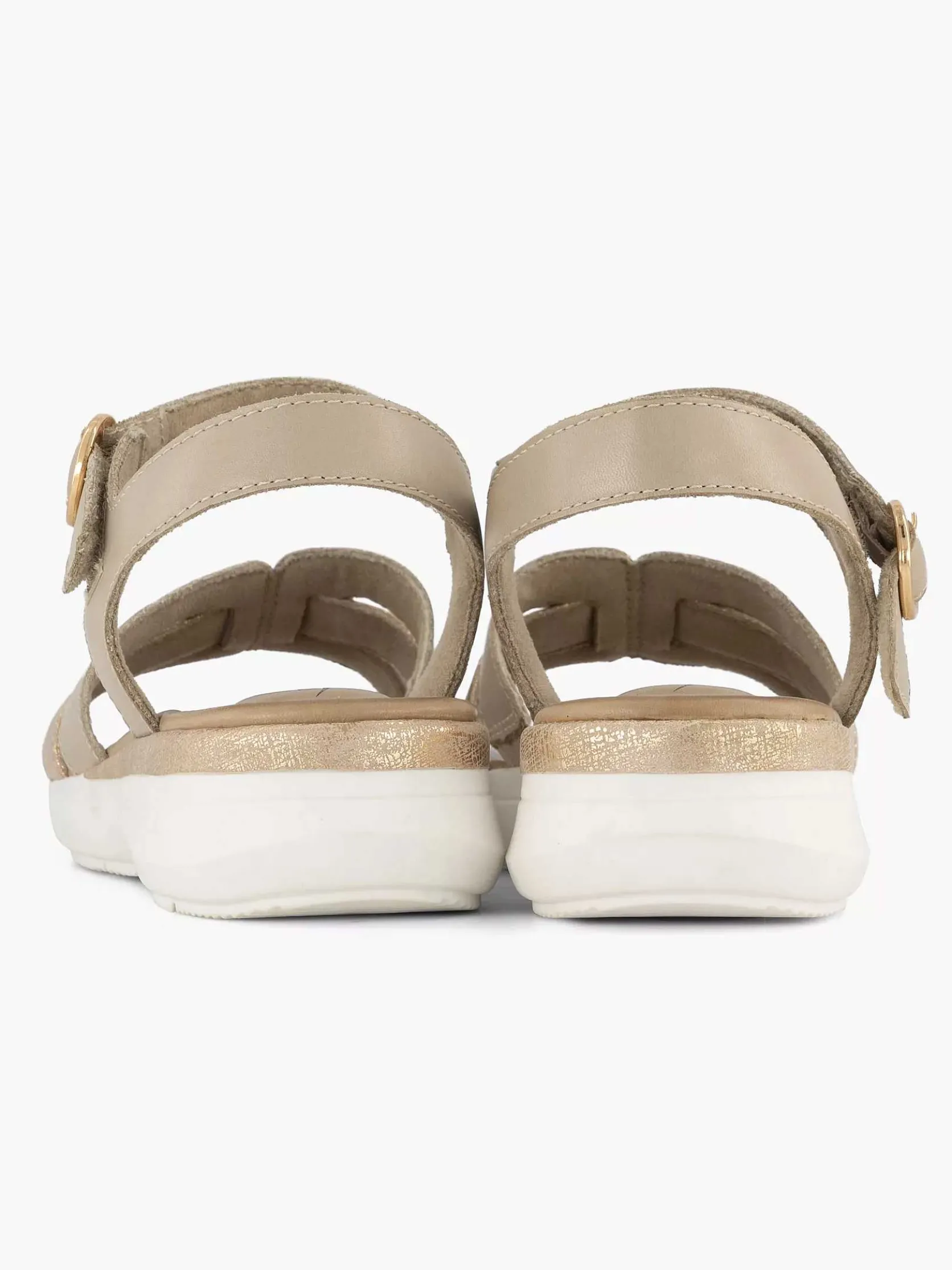 Beige Comfort Sandaal
