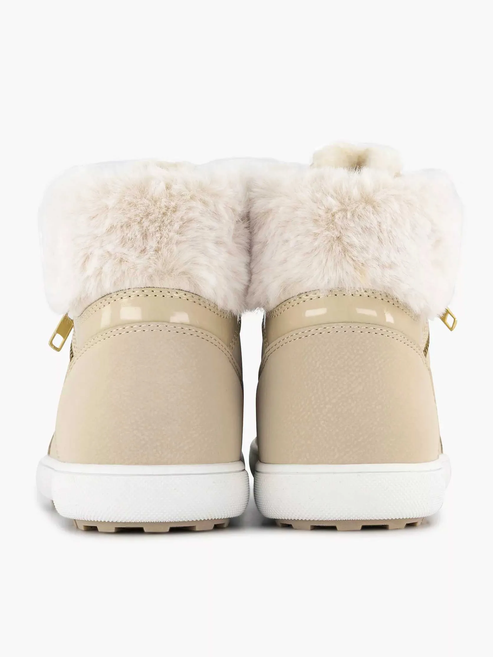 Beige Hoge Sneaker