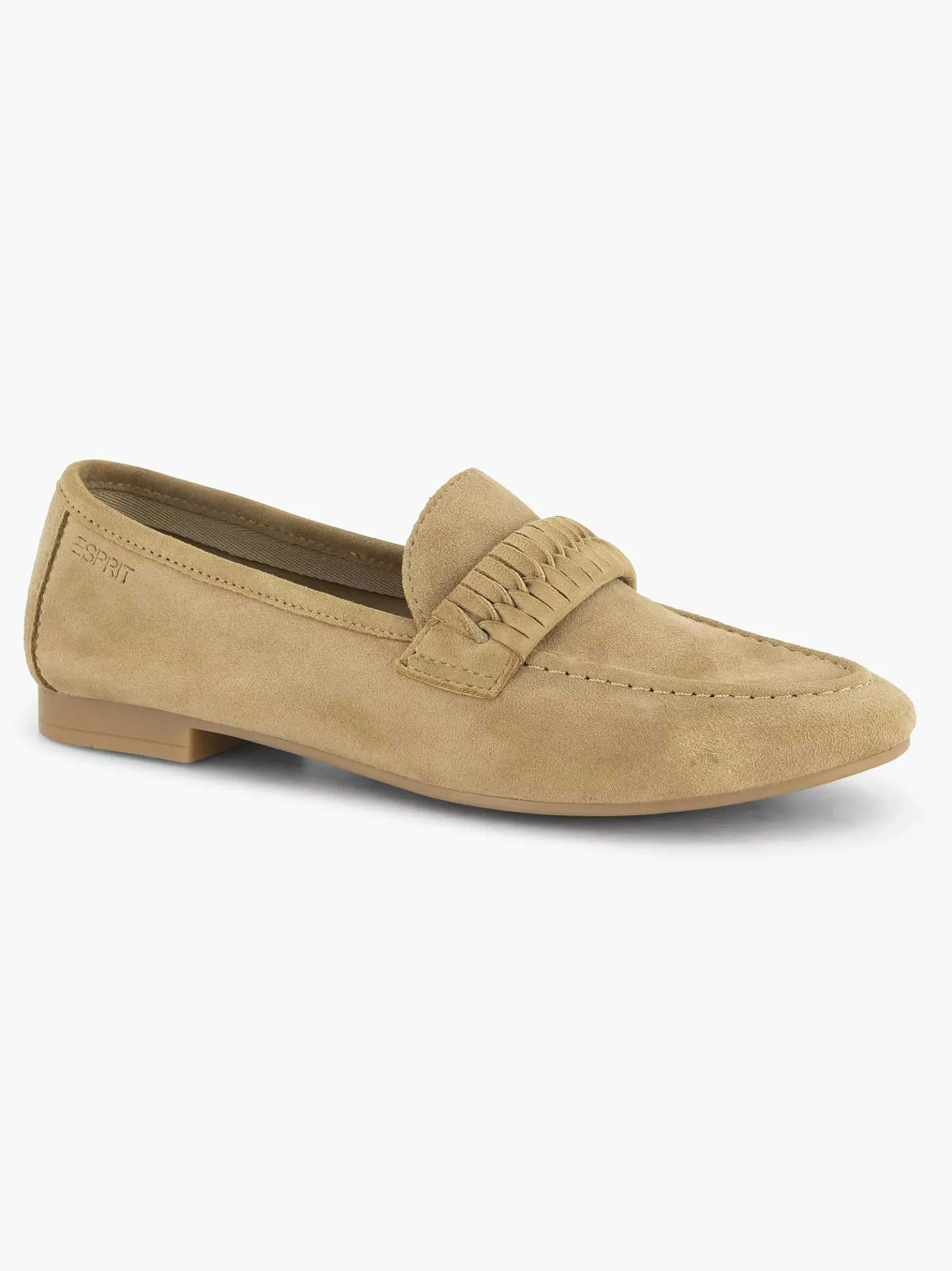 Beige Leren Loafer