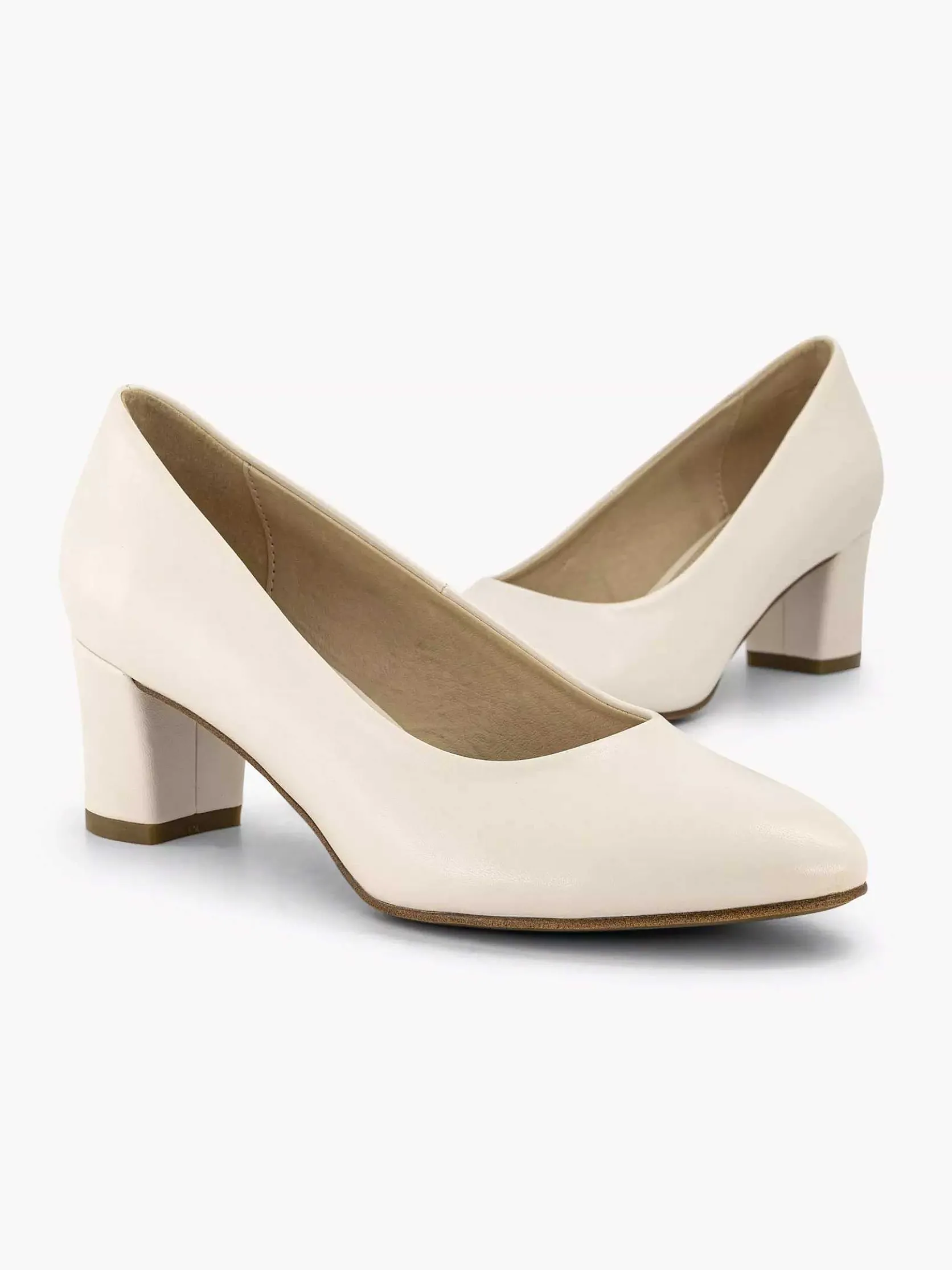 Beige Pump Blokhak