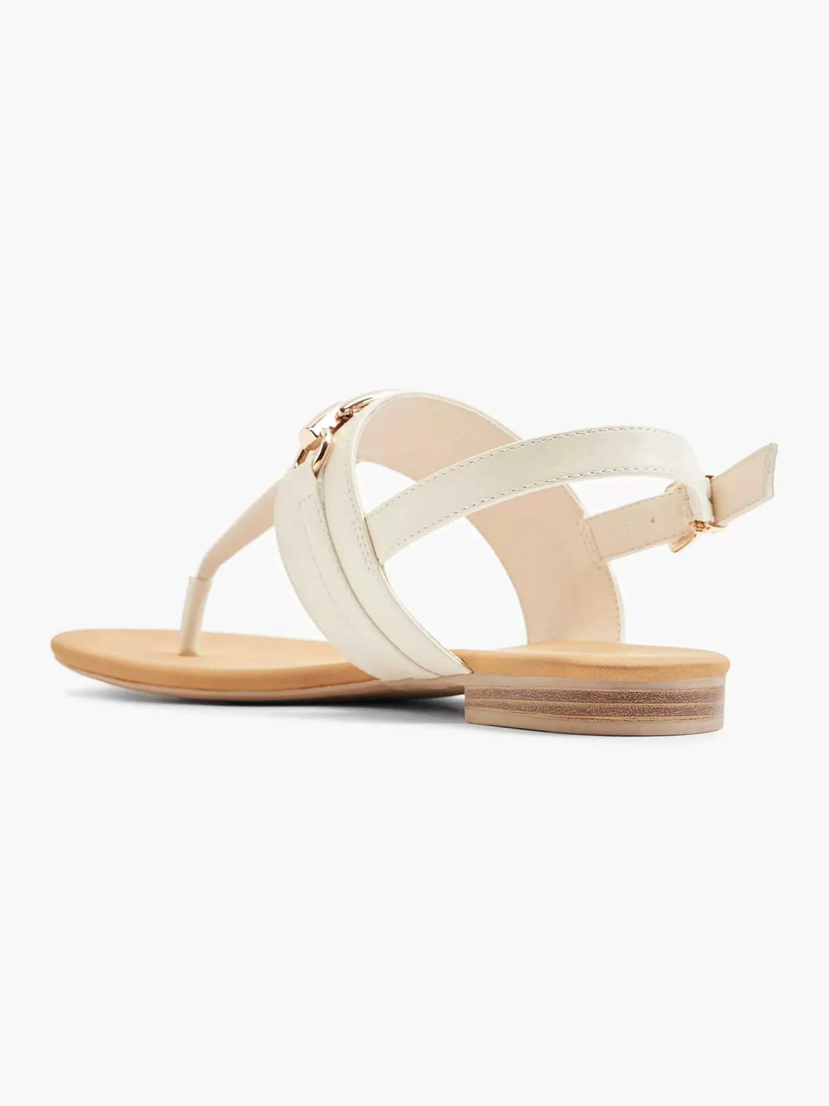 Beige Sandaal Sierketting