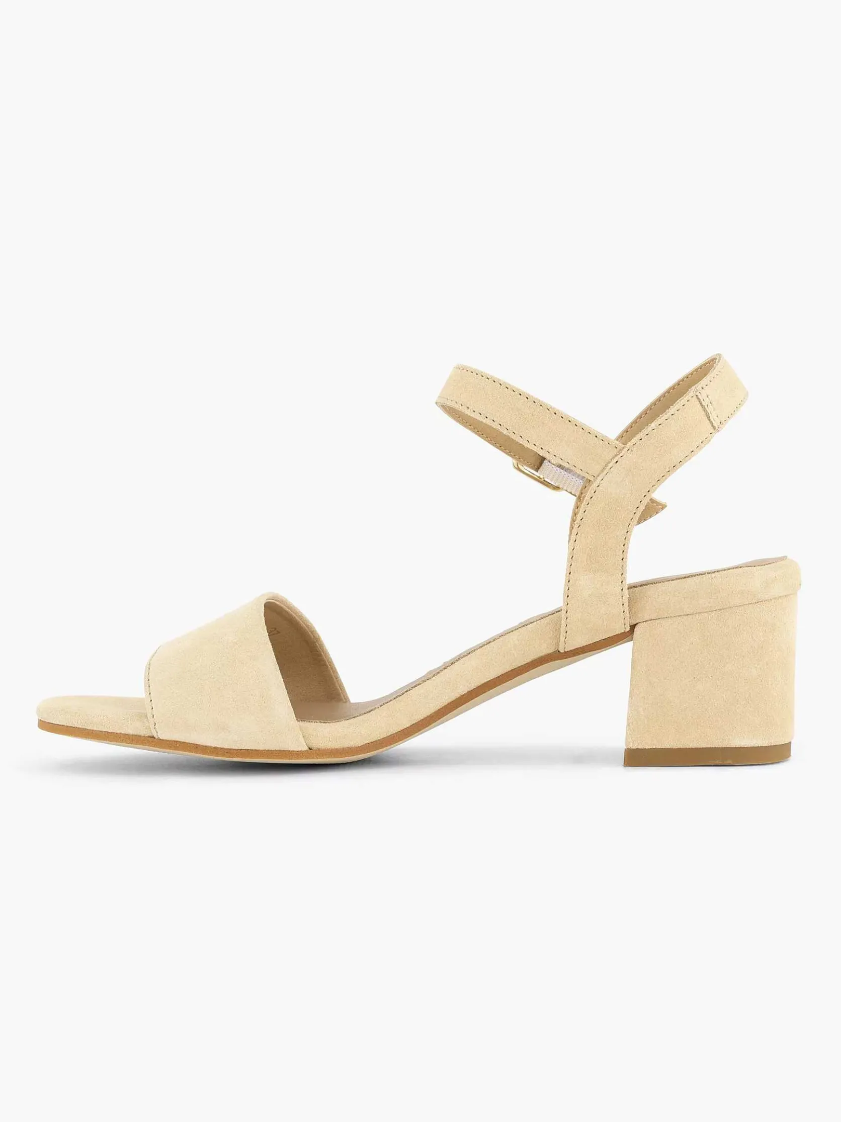 Beige Suede Sandalette