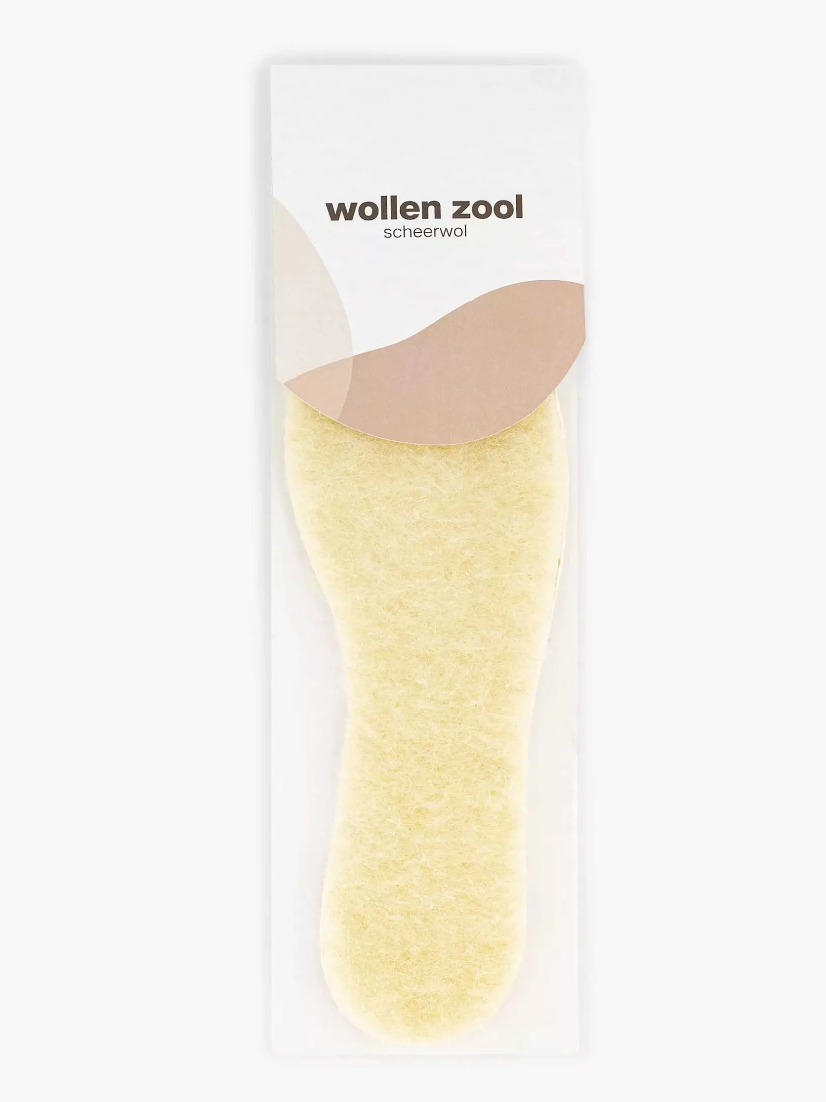 Beige Wollen Zool 36-41