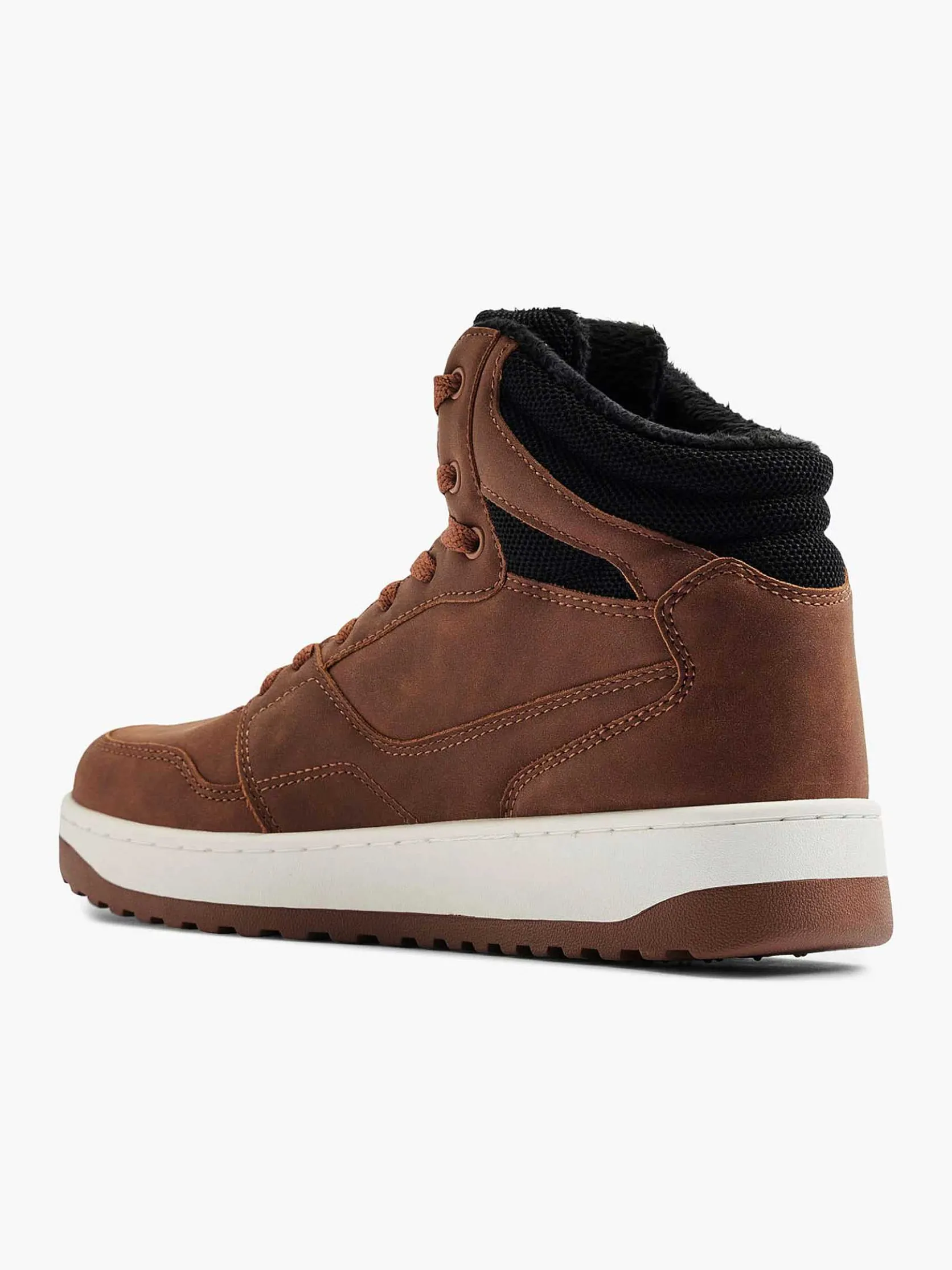 Bruine Hoge Sneaker
