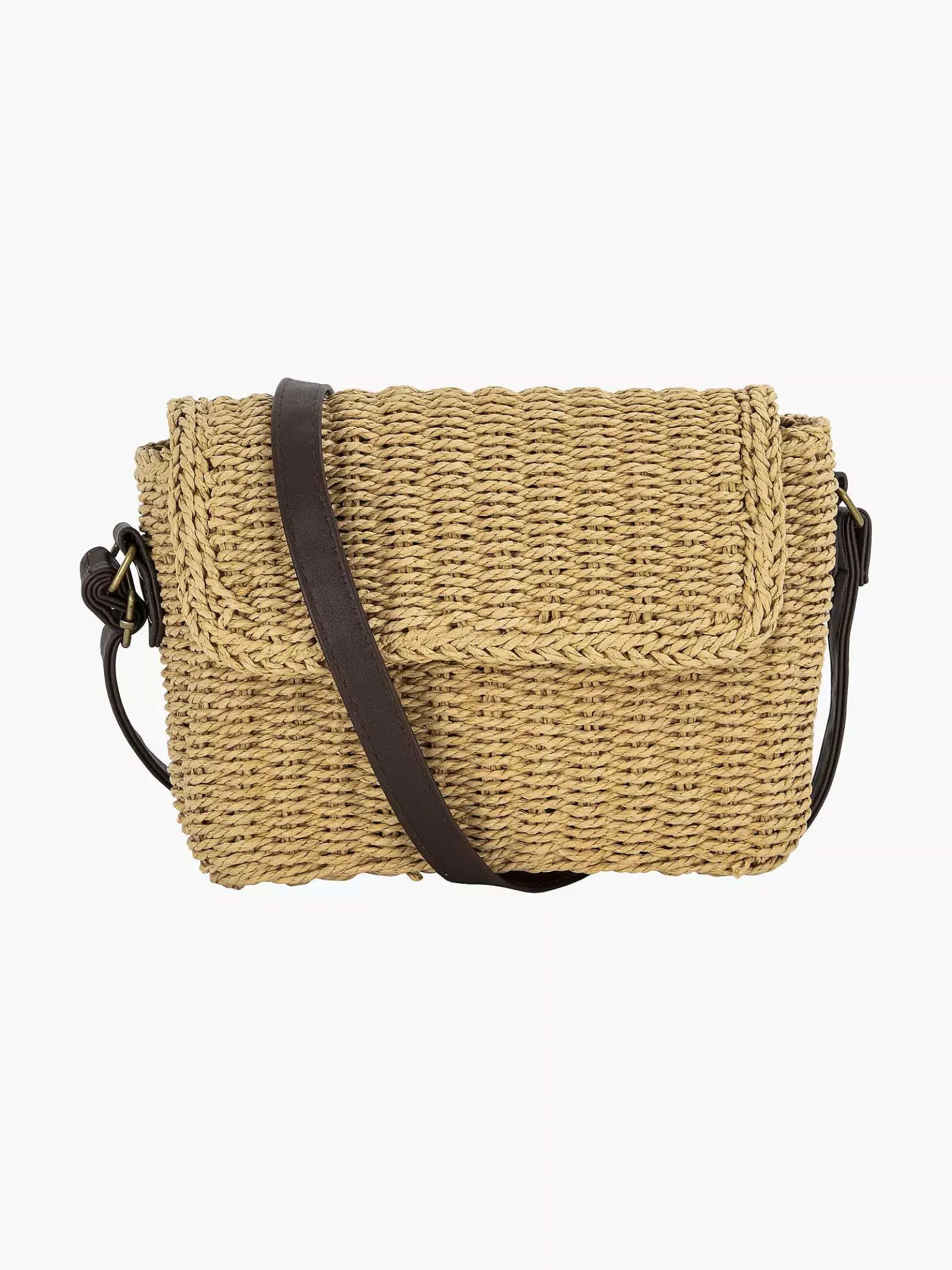 Bruine Schoudertas Riet