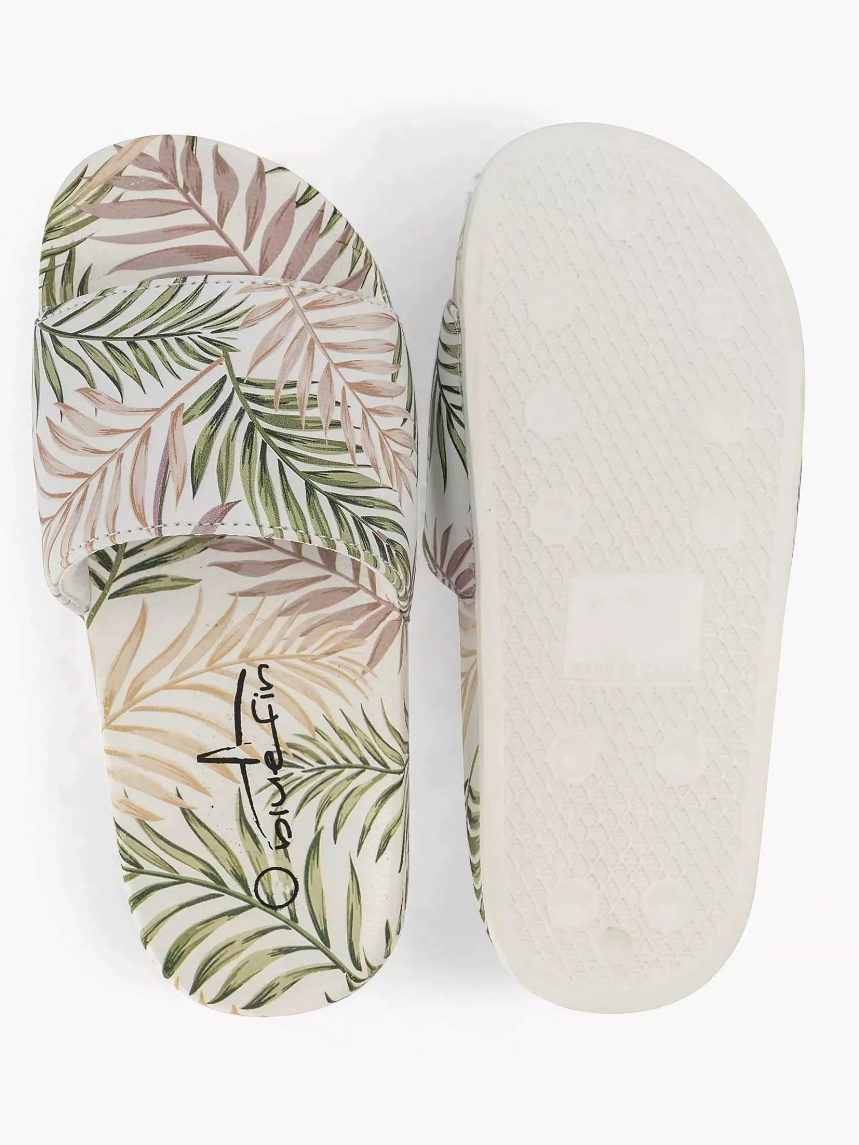 Wit/ Groene Slipper Bladeren