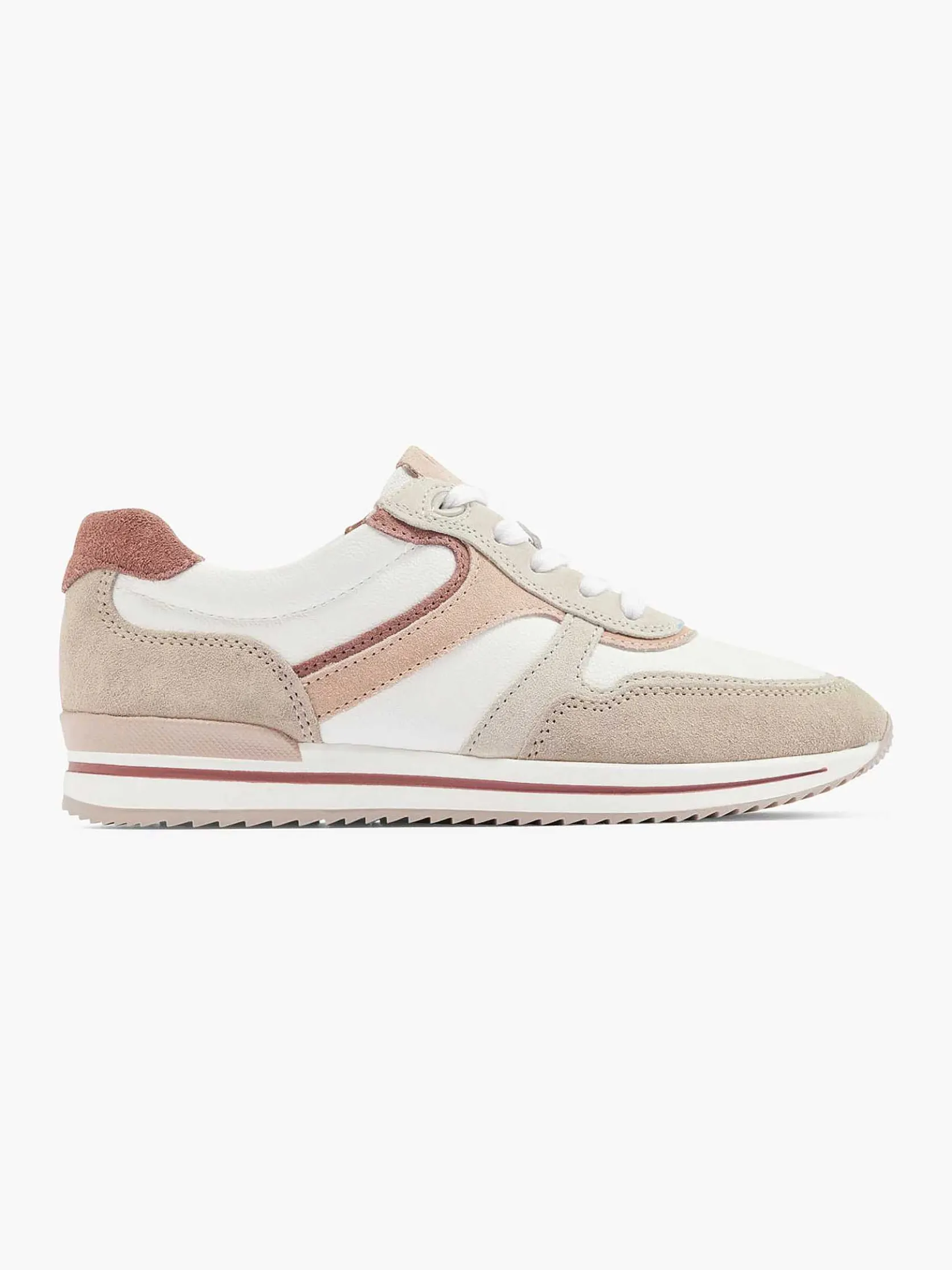Witte Leren Comfort Sneaker