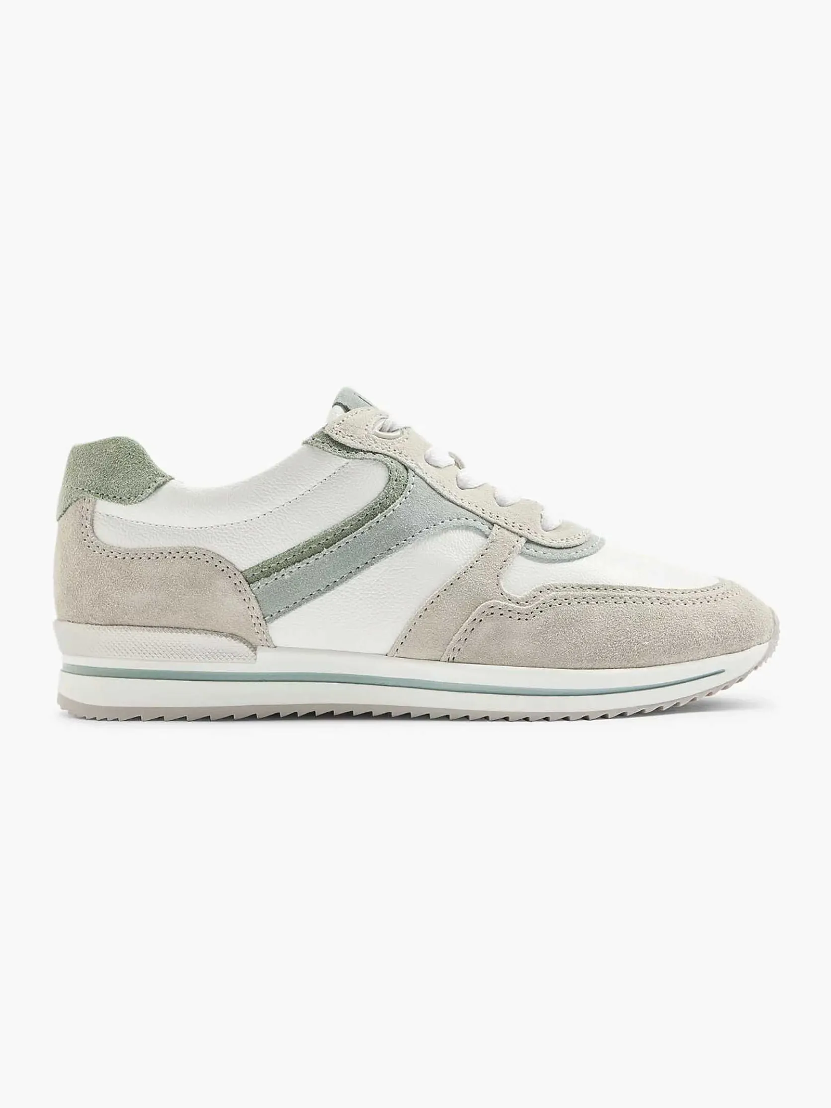 Witte Leren Comfort Sneaker