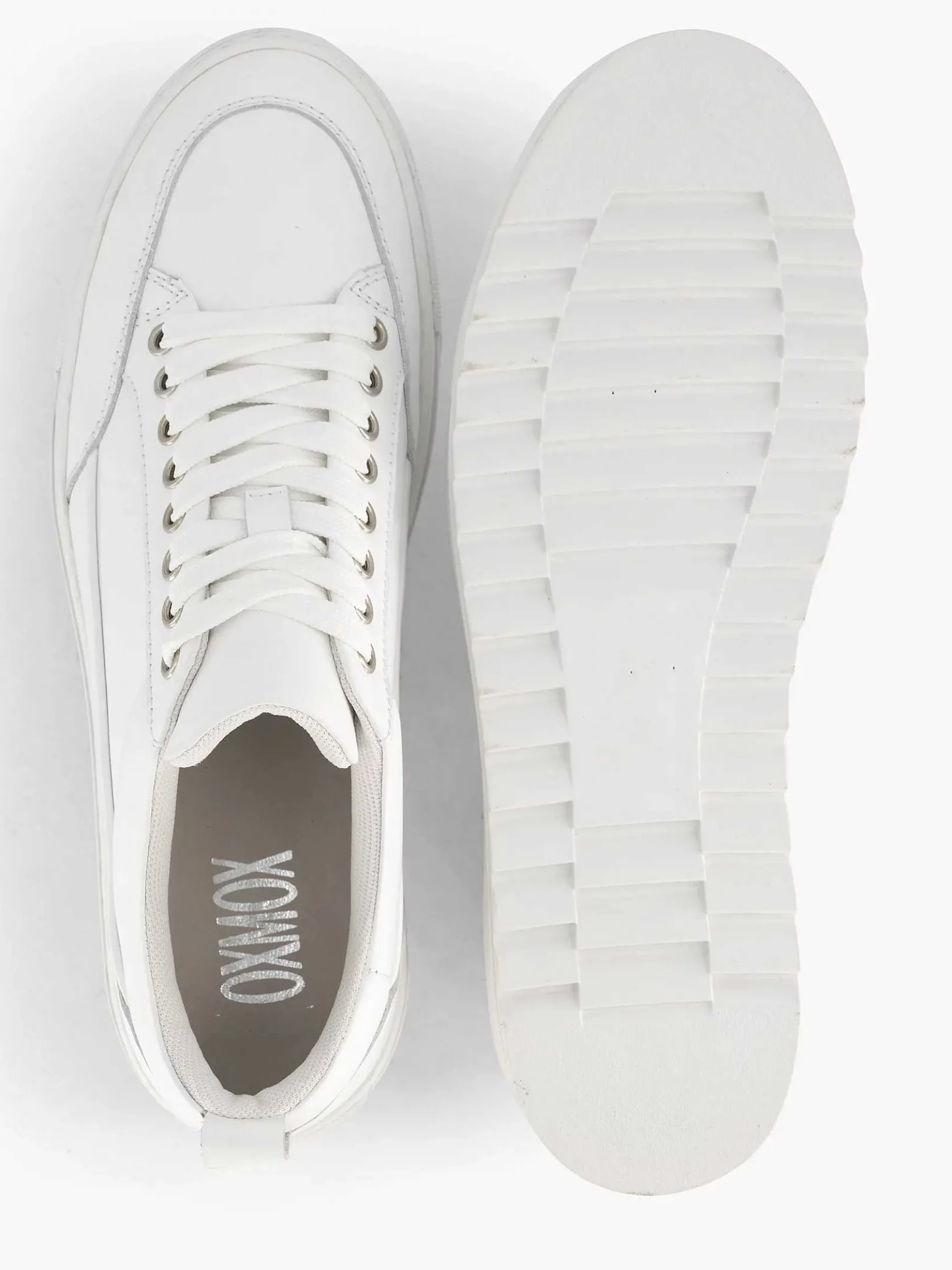 Witte Leren Sneaker