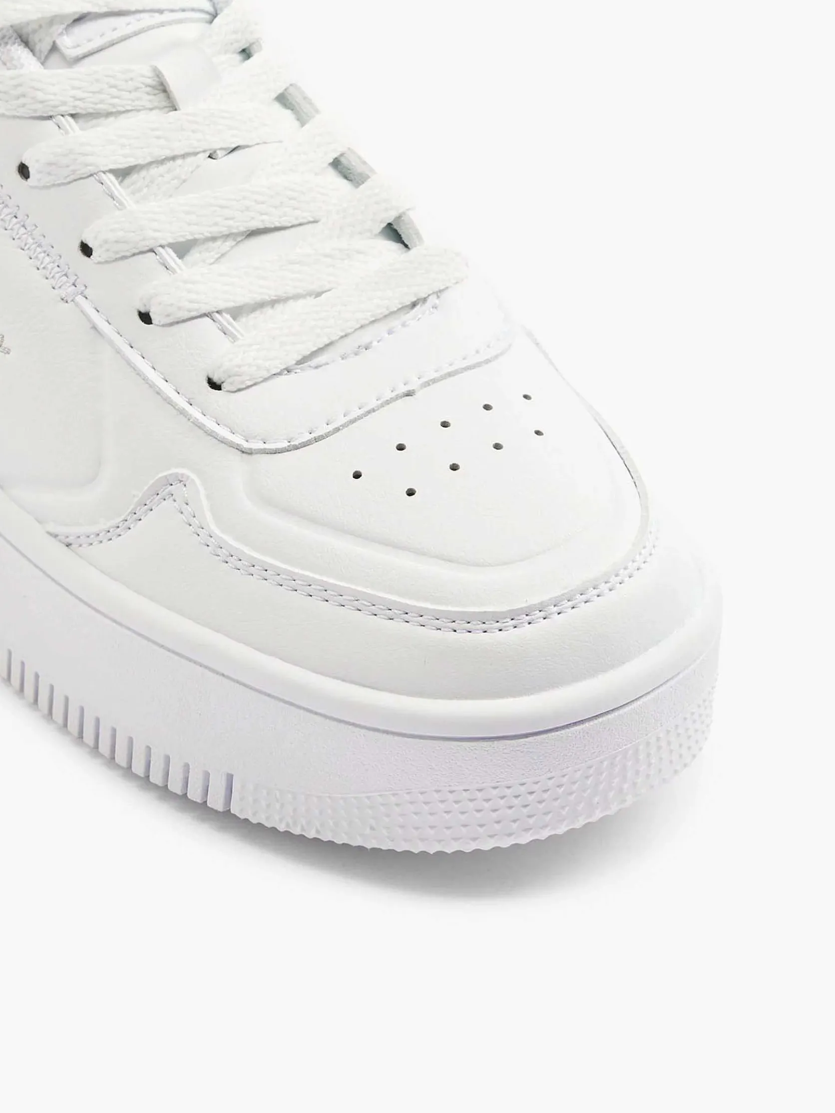 Witte Low Cut Shoe Rebound Platform
