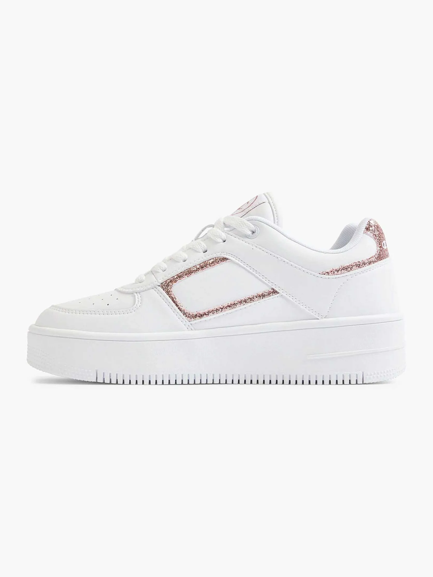 Witte Low Cut Shoe Foul Platform