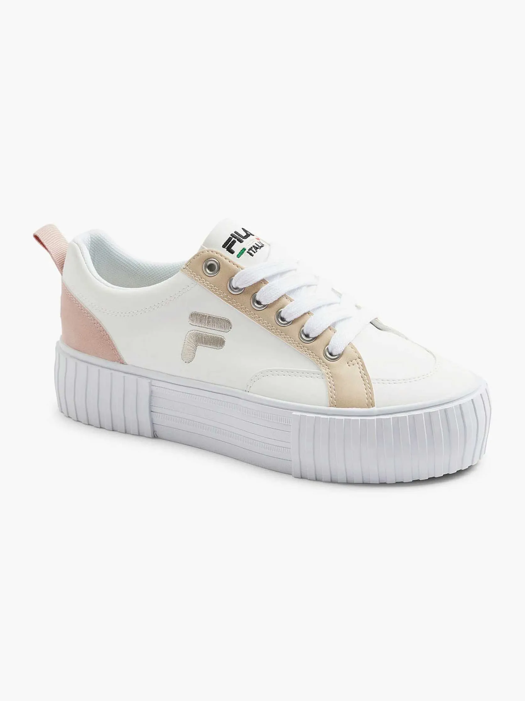 Witte Platform Sneaker
