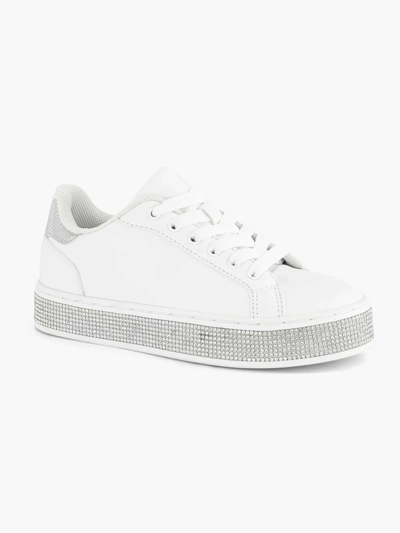 Witte Sneaker Steentjes