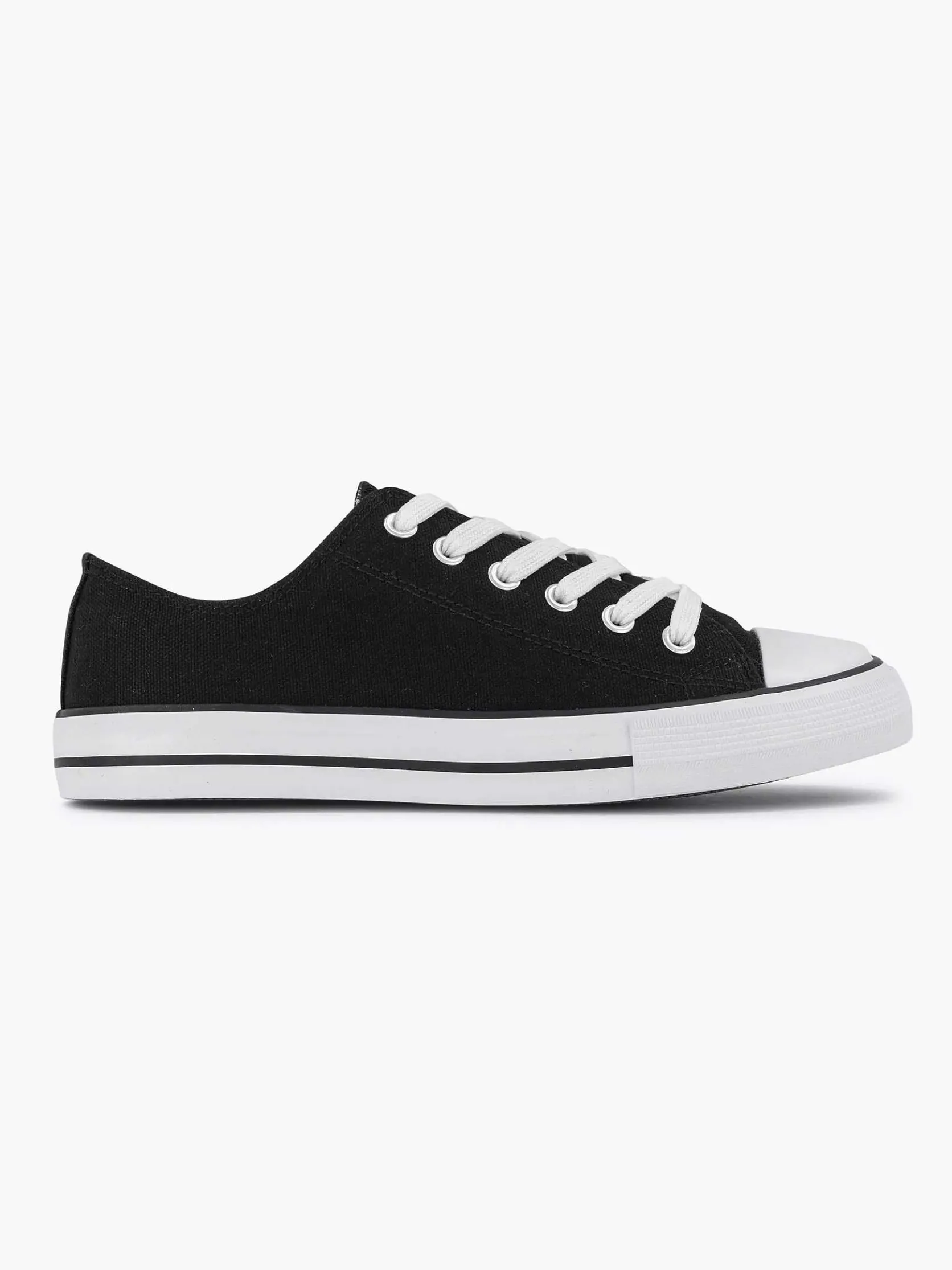 Zwarte Canvas Sneaker