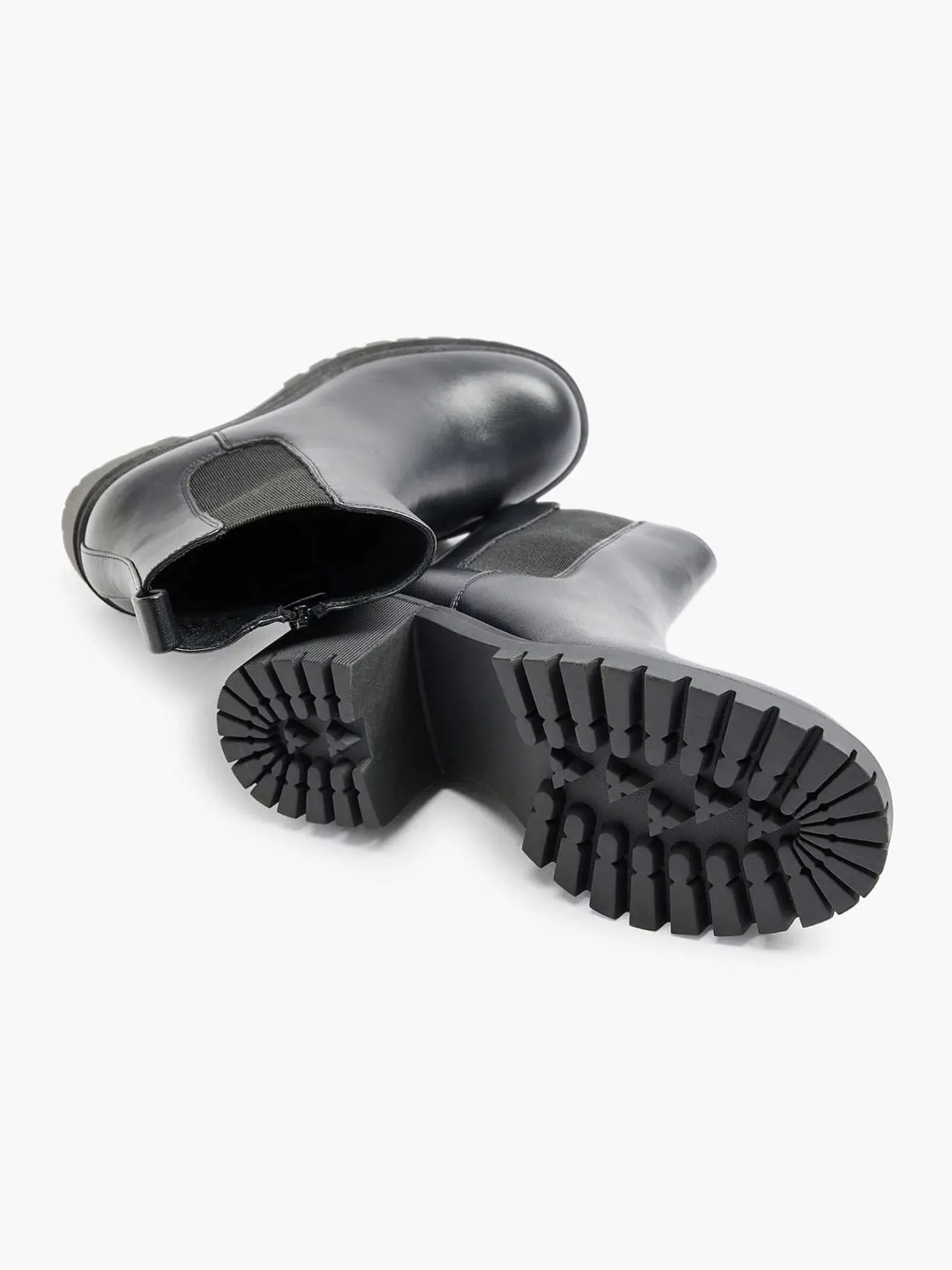 Zwarte Chelsea Boot Hak