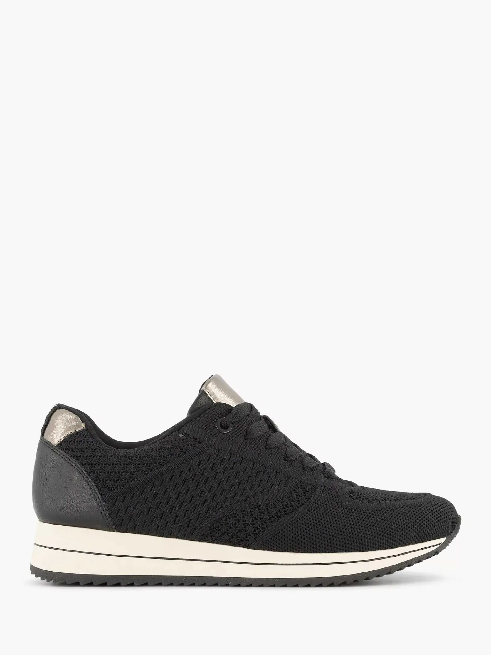Zwarte Comfort Sneaker Knitted