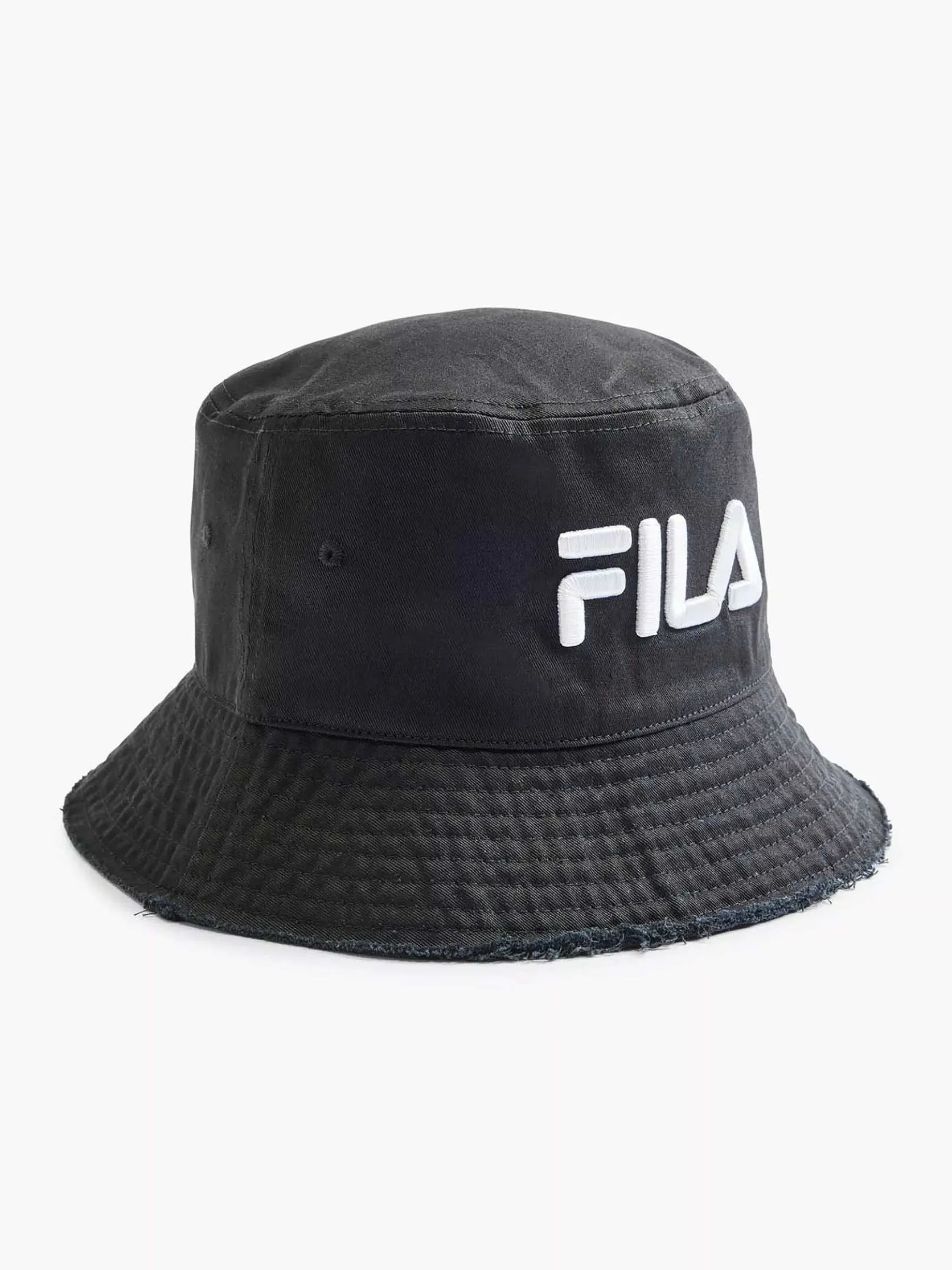 Zwarte Fila Bucket Hat Mit