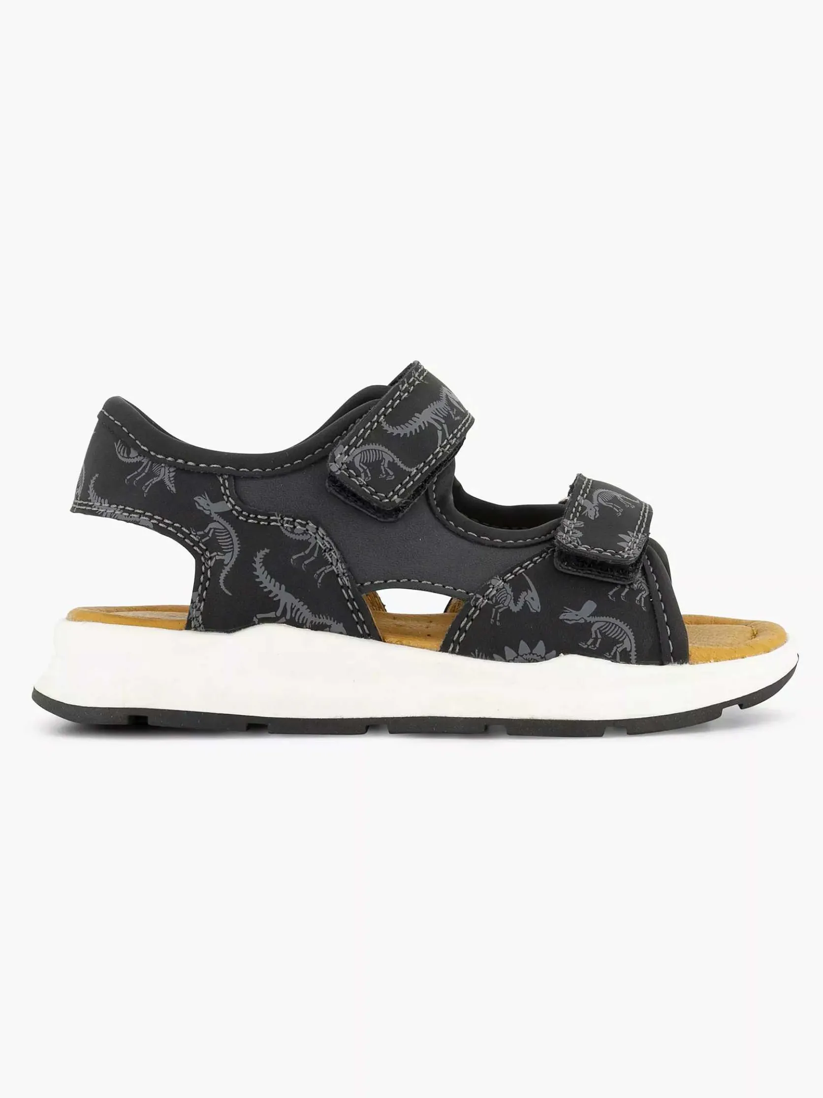 Zwarte Sandaal Print