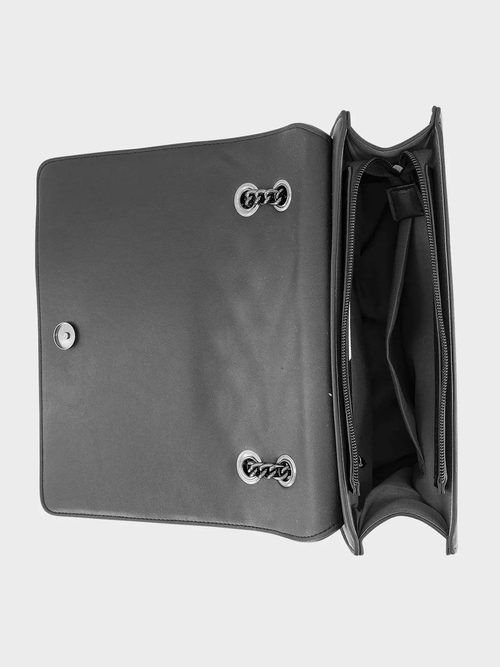 Zwarte Schoudertas Padded