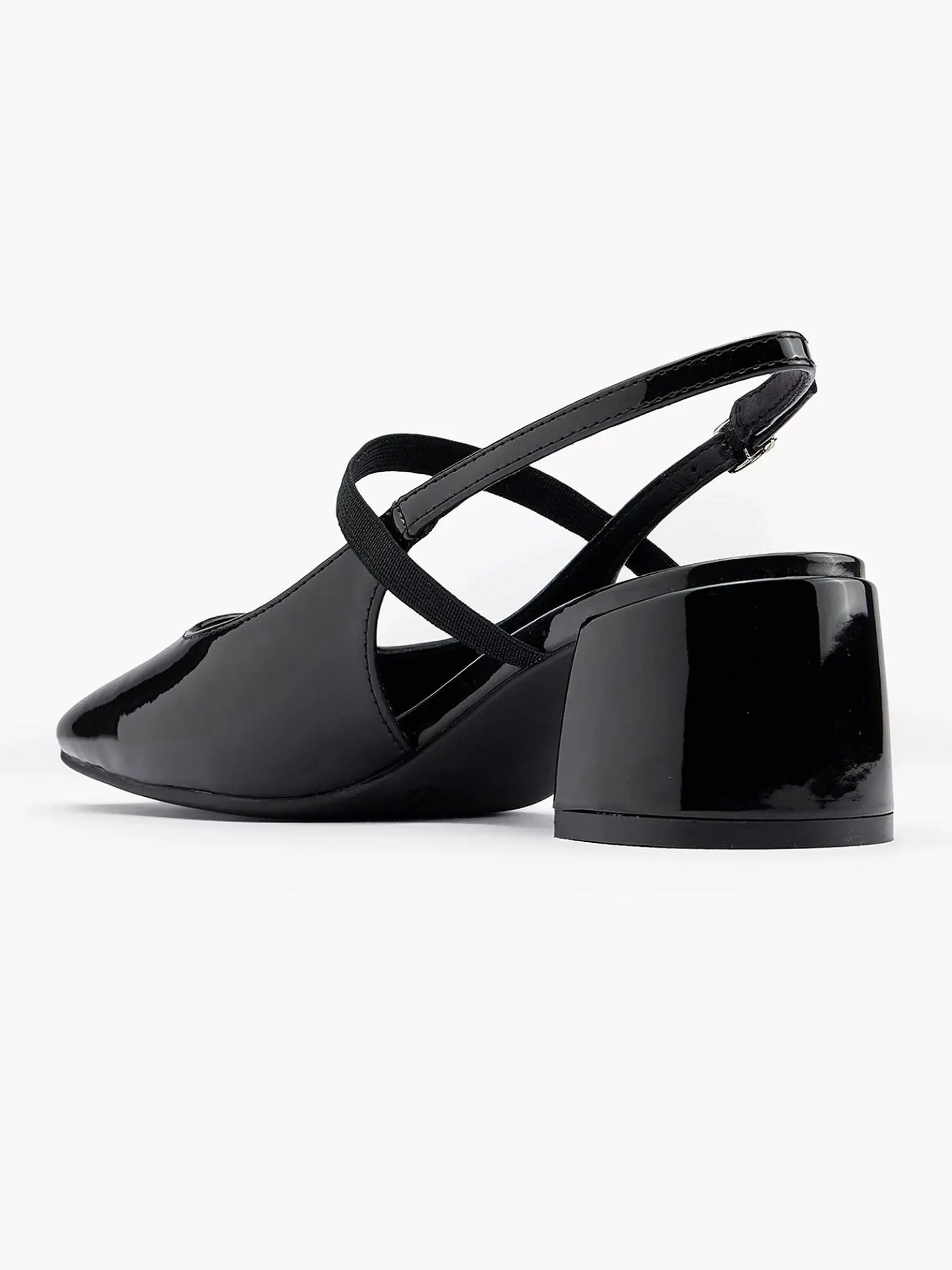 Zwarte Slingback